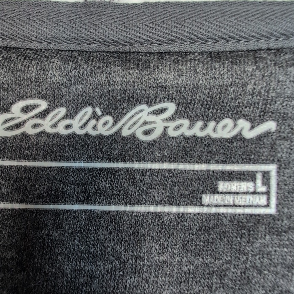 Eddie Bauer Sweatshirt Womens L Gray Hoodie Soft Gorpcore Comfort Casual - Picture 6 of 11